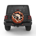 KOALA BEAR WALL BREAK BLACK CARBON FIBER TIRE COVER