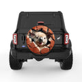 KOALA BEAR WALL BREAK BLACK TIRE COVER
