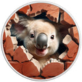 KOALA BEAR WALL BREAK WHITE TIRE COVER
