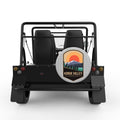 KOBUK VALLEY SILVER CARBON FIBER TIRE COVER FOR MOKE