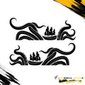 Kraken Pirate Ship Decal For Jeep Gladiator