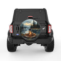 LAKESIDE CAMPFIRE BLACK CARBON FIBER TIRE COVER