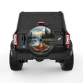 LAKESIDE CAMPFIRE BLACK TIRE COVER