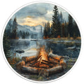 LAKESIDE CAMPFIRE BLACK TIRE COVER