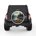 LAKESIDE CAMPFIRE WHITE TIRE COVER