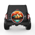 LAKE MOUNTAINS WHITE TIRE COVER
