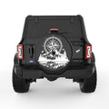 LAKE REFLECTION COMPASS BLACK TIRE COVER