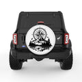 LAKE REFLECTION COMPASS WHITE TIRE COVER