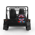 LAND OF FREE SUNFLOWER BLACK CARBON FIBER TIRE COVER FOR MOKE