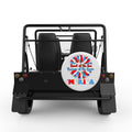 LAND OF FREE SUNFLOWER WHITE TIRE COVER FOR MOKE