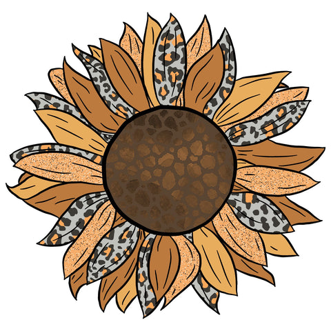 LEOPARD PRINT SUNFLOWER