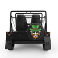LEPRECHAUN WITH PIERCING BLACK CARBON FIBER TIRE COVER FOR MOKE