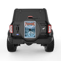LESS TALK MORE FISHING BLACK CARBON FIBER TIRE COVER