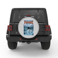 LESS TALK MORE FISHING WHITE TIRE COVER