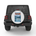 LESS TALK MORE FISHING BLACK TIRE COVER