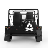 LETS GET LIT BLACK TIRE COVER FOR MOKE