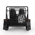 LETS GET LOST BLACK CARBON FIBER TIRE COVER FOR MOKE