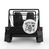 LETS GET TOASTED WHITE TIRE COVER FOR MOKE