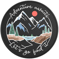 LETS GO FIND ADVENTURE BLACK TIRE COVER