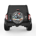 LETS GO FIND ADVENTURE BLACK CARBON FIBER TIRE COVER
