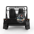 LETS GO FIND ADVENTURE BLACK CARBON FIBER TIRE COVER FOR MOKE