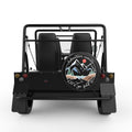 LETS GO FIND ADVENTURE BLACK TIRE COVER FOR MOKE