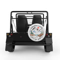 LETS GO FIND ADVENTURE WHITE TIRE COVER FOR MOKE