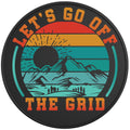 LETS GO OFF THE GRID BLACK TIRE COVER