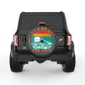 LETS GO OFF THE GRID BLACK CARBON FIBER TIRE COVER