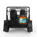 LETS GO OFF THE GRID BLACK CARBON FIBER TIRE COVER FOR MOKE