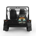 LET THAT SHIT GO BLACK CARBON FIBER TIRE COVER FOR MOKE