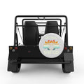 LET THAT SHIT GO WHITE CARBON FIBER TIRE COVER FOR MOKE