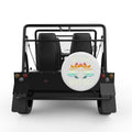 LET THAT SHIT GO WHITE TIRE COVER FOR MOKE
