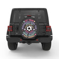 LET THEM BLACK CARBON FIBER TIRE COVER