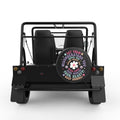 LET THEM BLACK CARBON FIBER TIRE COVER FOR MOKE
