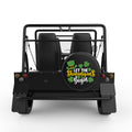 LET THE SHENANIGANS BEGIN BLACK TIRE COVER FOR MOKE