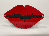 LIPS HITCH COVER FOR ANY 2 INCH RECEIVER in RED For Jeep Wrangler JL and JK and JT