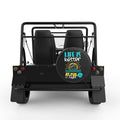 LIFE IS BETTER AT THE LAKE BLACK CARBON FIBER TIRE COVER FOR MOKE