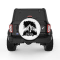 LIFE IS BETTER ON THE TRAILS WHITE TIRE COVER