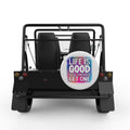 LIFE IS GOOD YOU SHOULD GET ONE WHITE CARBON FIBER TIRE COVER FOR MOKE
