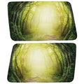 LIGHT AT THE END OF A FOREST PATHWAY QUARTER WINDOW DRIVER & PASSENGER DECALS