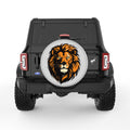 LION SILVER CARBON FIBER TIRE COVER