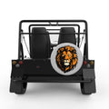 LION SILVER CARBON FIBER TIRE COVER FOR MOKE