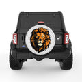 LION PEARL  WHITE CARBON FIBER TIRE COVER