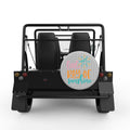 LITTLE RAY OF SUNSHINE SILVER CARBON FIBER TIRE COVER FOR MOKE