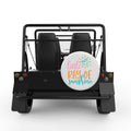 LITTLE RAY OF SUNSHINE WHITE TIRE COVER FOR MOKE