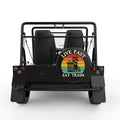 LIVE FAST EAT TRASH BLACK TIRE COVER FOR MOKE