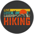 LIVE LOVE LAUGH HIKING PEARL  WHITE CARBON FIBER TIRE COVER