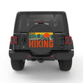 LIVE LOVE LAUGH HIKING PEARL  WHITE CARBON FIBER TIRE COVER
