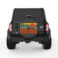 LIVE LOVE LAUGH HIKING BLACK TIRE COVER